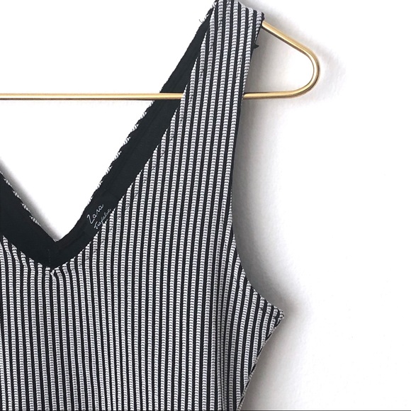 SOLD Zara Striped Skater fit flare mini dress - Picture 3 of 6
